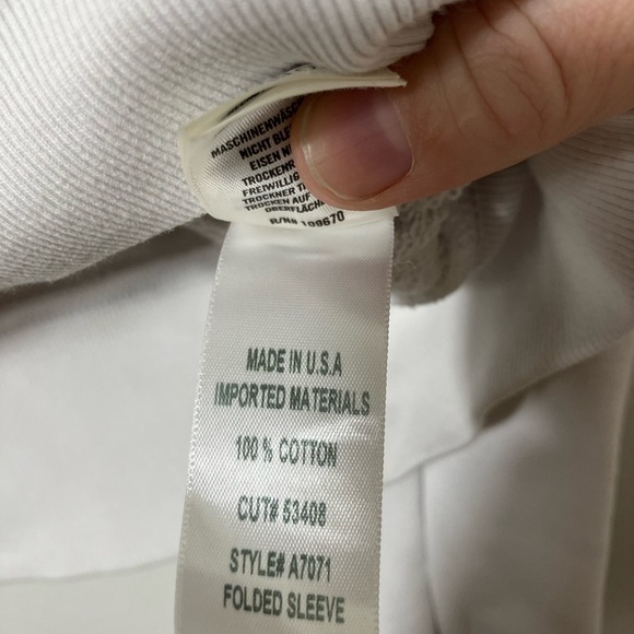 Agolde Strong Sholder Think Knit Sweater Women’s Sz M White Designer Casual - Picture 5 of 8